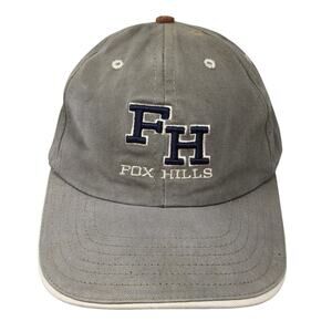 FH Fox Hills Baseball Cap Green One Size Adjustable Embroidered Slazenger